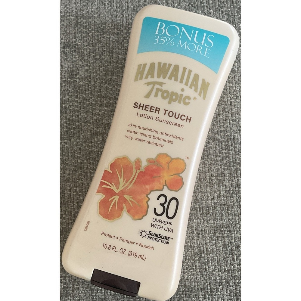 Hawaiian Tropic Sheer Touch Lotion Sunscreen Ultra Sun Tan Tanning Cream 10.8oz